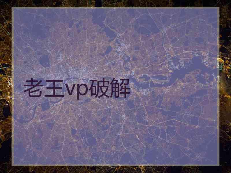 老王vp破解